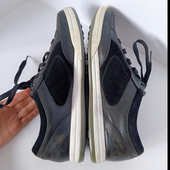 🖤 Callaway Ortholite Mens Golf Shoes Black Leather 9.5 - Picture 9 of 15